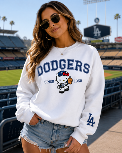 DODGERS CREWNECK