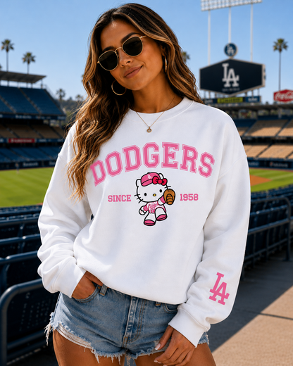DODGERS CREWNECK